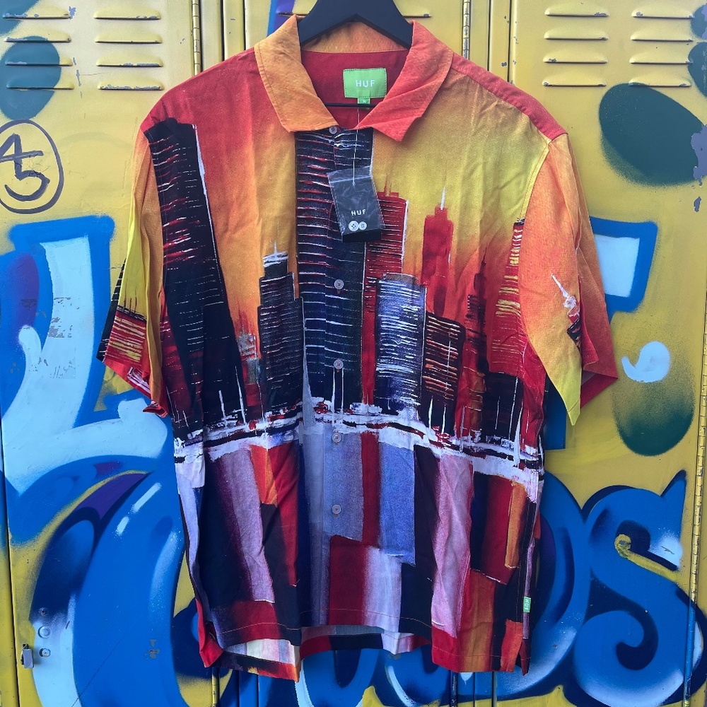 HUF Concrete Jungle S/S Wove Button-Up